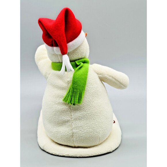 Hallmark Jingle Pals Deck the Halls Duo Plush Singing Snowman Dog 2011 - Picture 4 of 7